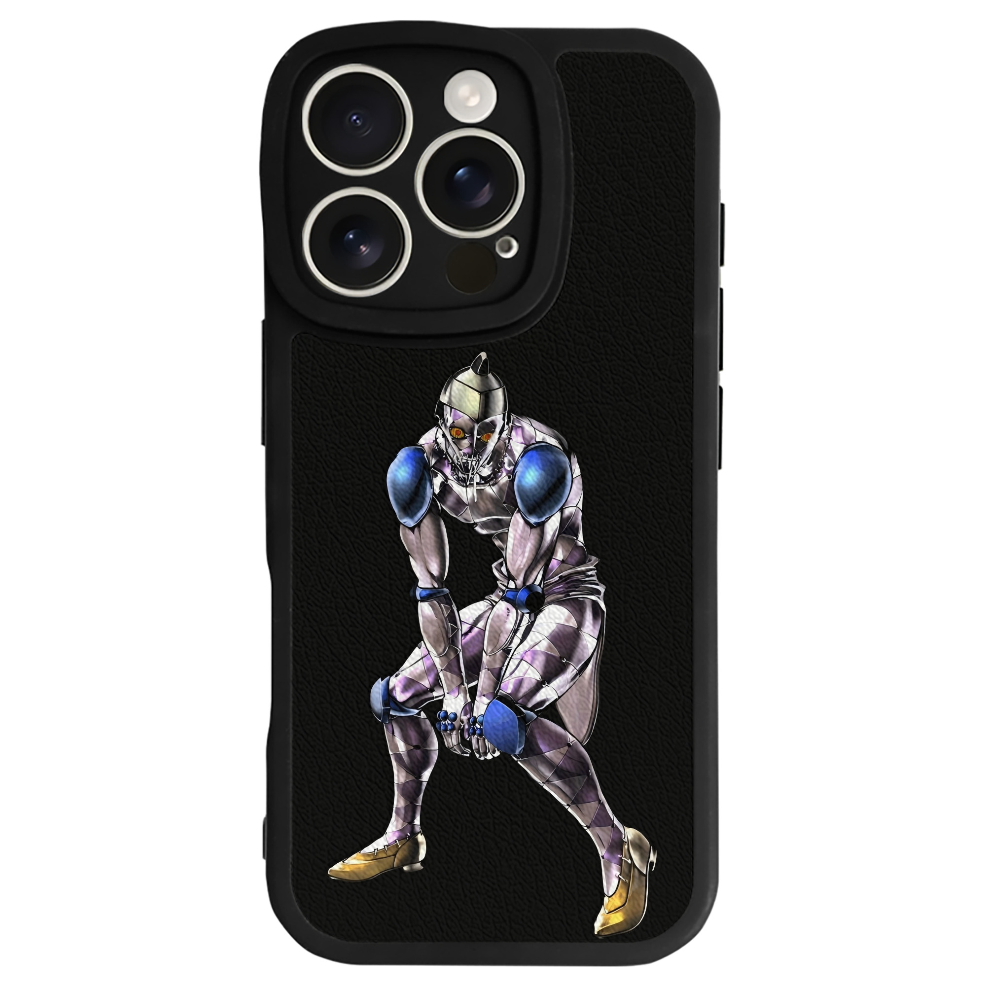 （画像用） ジョジョの奇妙な冒険 JoJo's Bizarre Adventure 【iPhone 16シリーズ対応】シリコンスマホケース（レザー調） 材質：シリコン